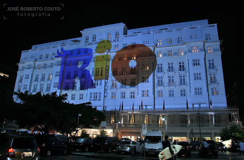 Projeção Mapeada no Copacabana Palace